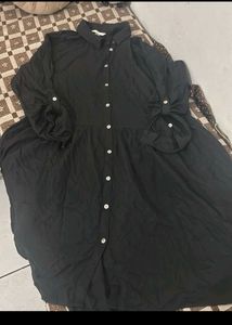 Chic Black Shirt Dress