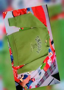 Snoopy Green Sweatshirt