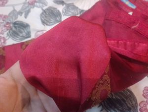 Maroon Brasso Saree