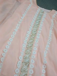 Kaftan Work Top With Lace