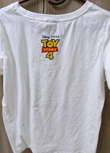 Disney White Funky Tshirt = Medium