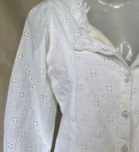 Brand New Custom made White blouse