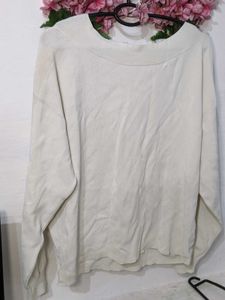 Off White Color Sweater