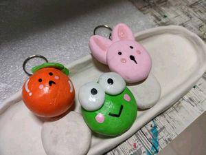 Cute Clay Keychains