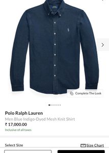 Ralph Lauren 🐎dark blue Denim shirt
