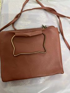 Brown Sling Bag