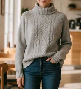 $ale / Gray Turtleneck Sweater