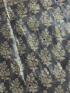 Elegant Bronze Saree with Detailed Border
