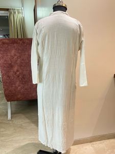 Embroidered White Kurti