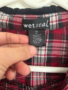 Hooded Plaid Flannel Shirt