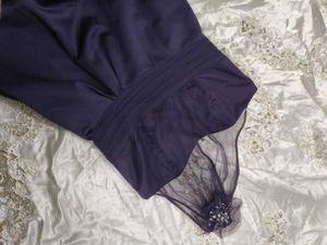 One-Shoulder Satin Gown
