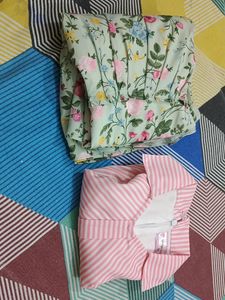 Crope Top With Long Skirt