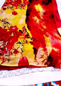 Elegant Floral Saree 2