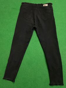 Black High Raise Denim Jeans