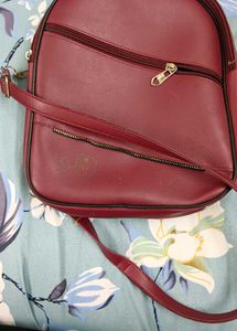 Maroon Backpack