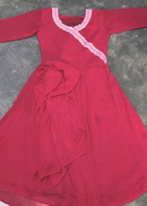 Anarkali Angrakha Pattern With Full Suit