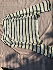 Striped Knit Top