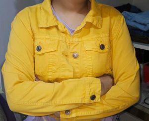 Yellow Denim Jacket