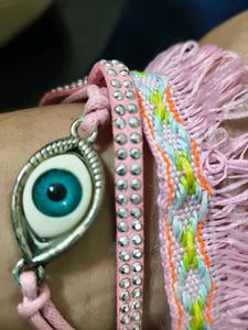 Evil Eye 👁️👀 Bracelet With Adjustable Chain