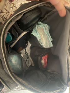 Baby Utility Bag With Charging Slot And Cord