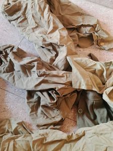 Khaki Button-Down Shirt