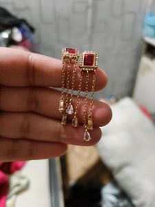 Giva Red Earrings
