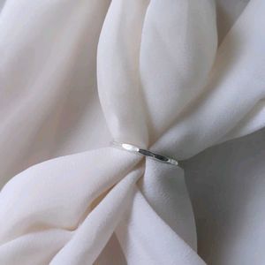 Pure Silver Plain Ring