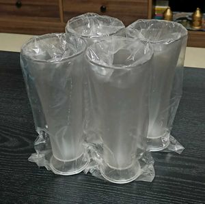 Set of 4 Frosted Glasses