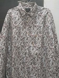 SELECT Floral Print Button-Down