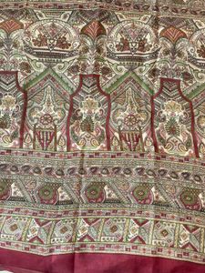 Pure Silk Graffiti Prints Saree