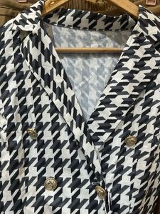 Houndstooth Blazer Dress