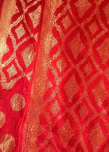 Red & Gold Dupatta
