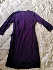 Purple Wrap Dress
