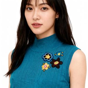 Blue Floral Top