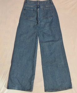 Women Ripped Wide Legged Jeans