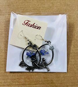 Bird &amp; Floral Earrings Combo