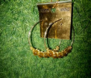 Yellow Colour Earrings