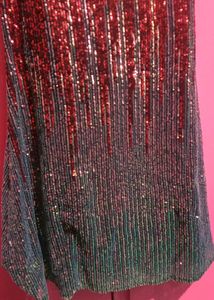 Fitting Red Dazzling Gawn(Flexible,bust Size 32/34