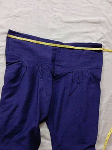 Elegant kashmiri warm Blue Embroidered Kurta Set