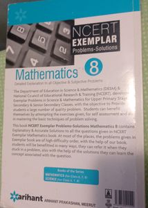NCERT examplar Math Reader For Class 8th N Atlas