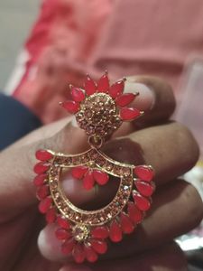 New Red Earing