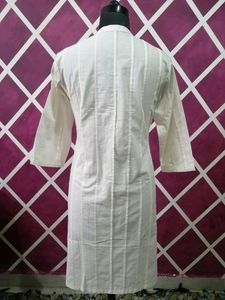Off white embroidery Kurti