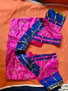 Blue &amp; Pink Ethnic saree