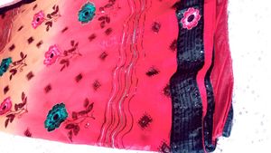 Floral Print Saree