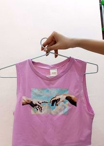 Sexy Crop Top In Lavender 🪻🩷 ✨