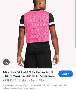 Nike Training Bib - Pink/Black