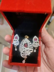 A.D Stone Pendal Set Only Rakhi Tak