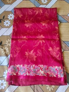 Elegant floral saree