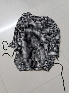 Gingham Checkered Blouse