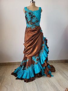 Brown & Turquoise Egyptian Costumes